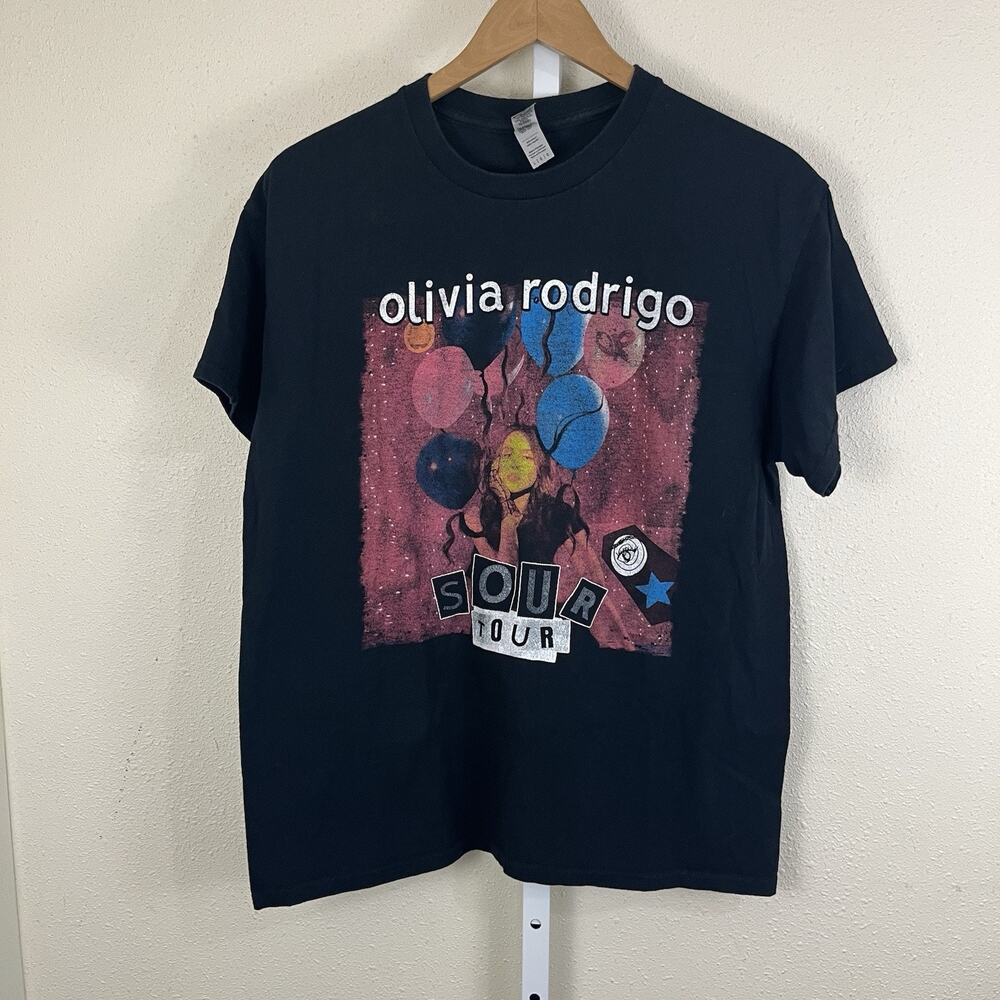 Olivia Rodrigo Sour 2022 Concert Tee L Large Black